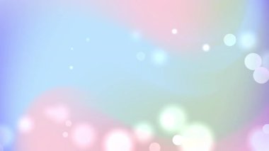 Beyaz bulanık bokeh daireleri ile yenilenen pastel gradyan afiş sosyal medya grafikleri için mükemmel ilkbahar temalı tasarımlar