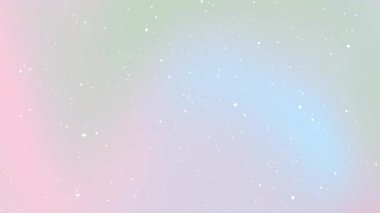 yıldız ışığı parçacığı pastel pembe mavi yeşil gradyan arka planda bahar temalı kart davetiyeleri ve sosyal medya içeriği için uygun beyaz noktalar ile noktalar