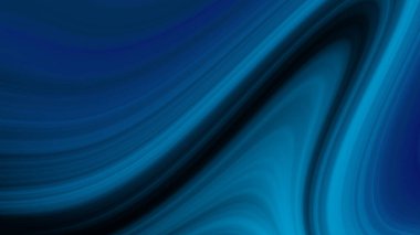 Pürüzsüz Akış Eğrileriyle Soyut Mavi Girdap Gradyan Arkaplanı