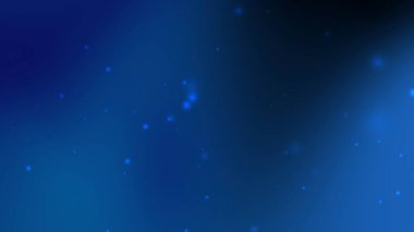 Parlayan Işık Parçacıkları Efektiyle Soyut Mavi Kaybolan Arkaplan