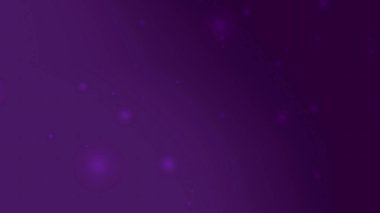 Koyu Mor Soyut Arkaplan Parlayan Işık Elementleri ve Yumuşak Bulanık