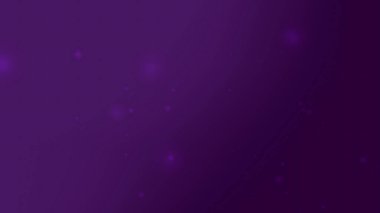 Koyu mor arkaplan, ruhani beyaz noktalarla benekli.