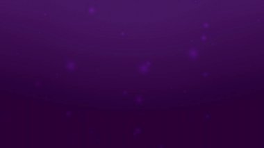 Parlayan Işık Parçacıkları ve Yumuşak Gradyan Efekti ile Koyu Mor Arkaplan