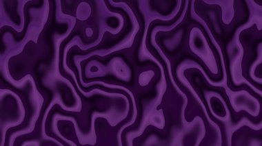Pürüzsüz Dalgalı Gradyan Efekti ile Koyu Mor Akışkan Soyut Doku