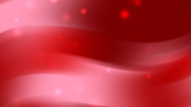 Kırmızı dalgalar hafifçe parıldıyor.