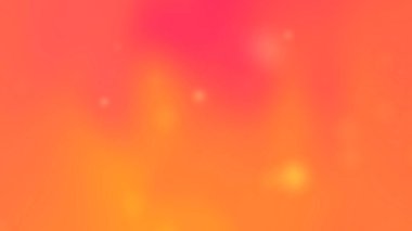 Ilık turuncu ve pembe renkler belli belirsiz parlayan beneklere sahiptir.