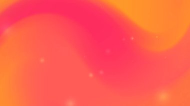 Pembe ve turuncu eğimli arkaplan hafif parlak parçacıklar içerir