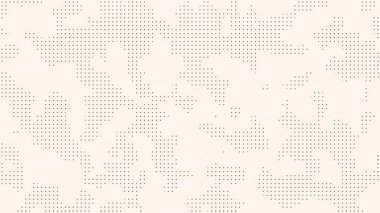 Siyah noktaların wahite renginde organik şekiller oluşturduğu minimal soyut yarım ton arkaplan