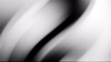 Monokrom noktalarında azalan bir gradyan etkisi olan soyut yarım ton tasarımı