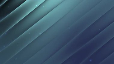 Dijital tasarım ve sunumlar için mükemmel köşegen çizgileri ve yumuşak parlak noktaları olan pürüzsüz bir gradyan mavi arkaplan