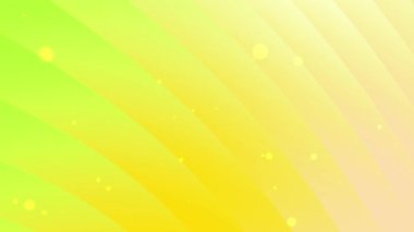 Pürüzsüz kıvrımları ve ışıldayan noktaları olan parlak sarı eğimli arkaplan