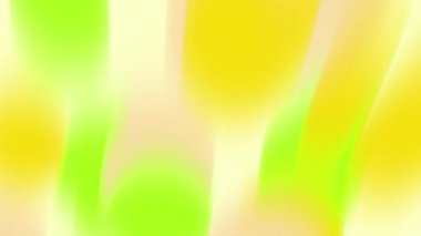 Çağdaş tasarımlar için uygun bulanık, pürüzsüz ve yumuşak dokulara sahip sarı yeşil ve beyaz renklerde soyut bir arkaplan.