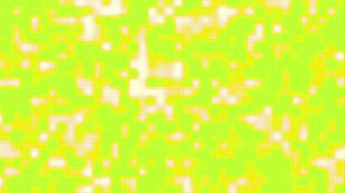 Sarı ve yeşil arkaplanı olan canlı pikselli soyut sanat