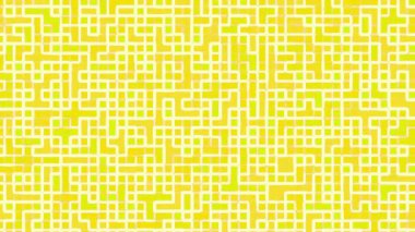 Arkaplanda dijital projeler ve geometrik görseller için uygun kare ve çizgilere sahip sarı ve beyaz ızgara deseni