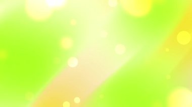 Parlak yeşil ve sarı soyut arkaplan Bokeh daireleri ve gradyan aydınlatma