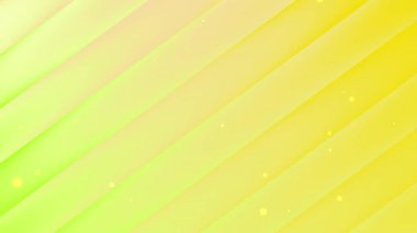 Sarı ve yeşil köşegen çizgileri pürüzsüz, parlak bokeh aksanlı.