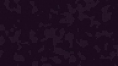 Dijital projeler ve grafik tasarımları için mükemmel dağınık piksel nokta desenli kestane rengi arkaplan