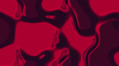 Parlayan kırmızı renkli canlı kırmızı kestane rengi sıvı motifler modern dijital sanat arkaplanını ön plana çıkarıyor