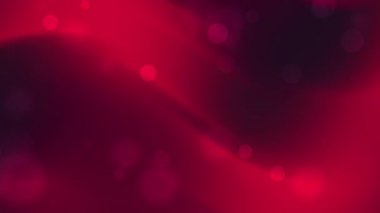 Dairesel bokeh ışıkları ve pürüzsüz kırmızı tonlarıyla güzel soyut eğimli arkaplan