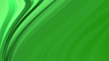 Yumuşak kıvrımları ve akış dokusuyla dinamik yeşil soyut gradyan