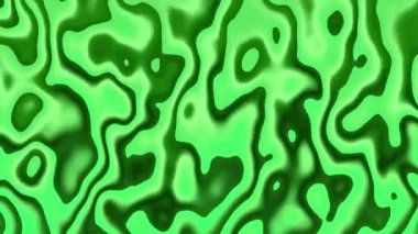 Sıvı organik şekilleri ve pürüzsüz doku detaylarını içeren yeşil soyut desen