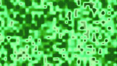 Canlı yeşil pikselli soyut arkaplan dijital ve modern tasarımlar için ideal