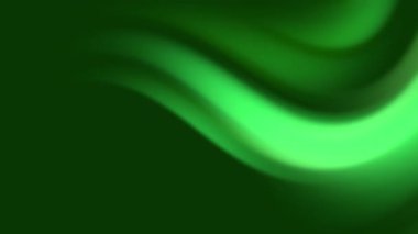 Dalgalı gradyanlar ve yumuşak geçişlerden oluşan modern yeşil soyut arkaplan