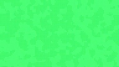 Basit yeşil yarım tonlu desen, pürüzsüz planda küçük siyah noktalar gösteriyor