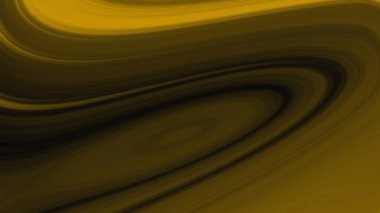 Soyut altın kıvrımlı çizgiler hipnotik bir model yaratır.