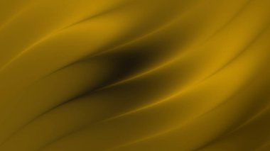 Altın kumaş dalgaları koyu merkezli bir arkaplan oluşturur