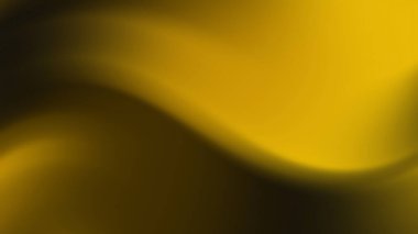 Altın gölgeler düzgün harmanlanarak soyut dalgalı eğriler oluşturur