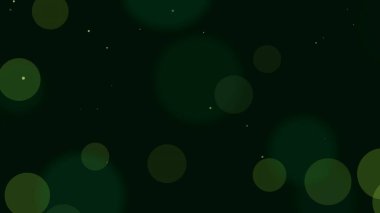 Aziz Patrick Günü Festivali için zarif Yeşil Bokeh Işık Arkaplanı