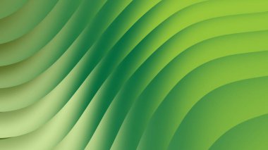 kavisli hatları ile yeşil arka plan