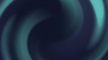 Teal ve koyu mavi girdaplar soyut yin yang dizaynı oluşturur