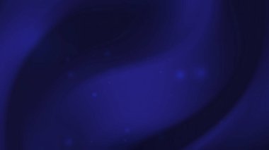 Parlayan Işık Parçacıkları ile Soyut Derin Mavi Galaksi Arkaplanı