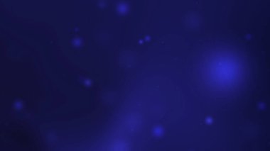 Koyu mavi arkaplan çok sayıda parlak bulanık ışık içerir