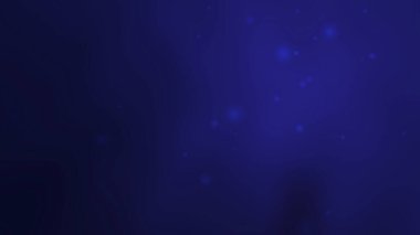 Koyu mavi arkaplan ve küçük ışık noktaları