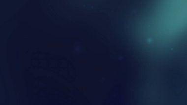 soluk parlak parçacıklara sahip koyu mavi eğimli arkaplan