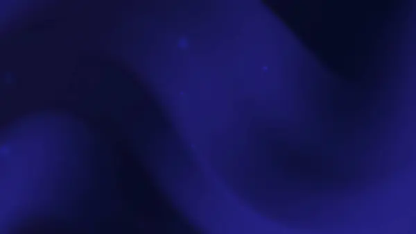 Koyu mavi arka plan, uzak yıldızları andıran soluk ışıklar içerir.