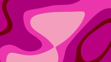 Arkaplan için uygun canlı pembe ve kırmızı tonlarda organik dalgalı şekiller