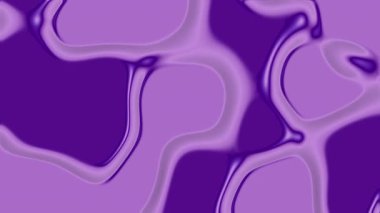 Modern tasarımlar için uygun kıvrımlı gölgeleri olan mor sıvı soyut sanat eserleri dijital sanat posterleri ve sanat projeleri