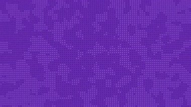 Modern tasarım grafik sanatı veya soyut arkaplanlar için uygun şebeke desenli siyah beyaz noktalı mor arkaplan