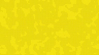 Siyah beyaz noktalı sarı arkaplan arka plan desenleri tekstil kırtasiye paketleme ve grafik tasarım projeleri için idealdir