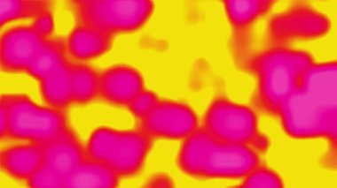 Arkaplan için uygun tasarım projeleri için pembe ve sarı renkli parlak sıvı eğimli doku