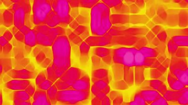 Arkaplan için uygun koyu pembe ve sarı gradyan tonlara sahip dinamik soyut geometrik doku