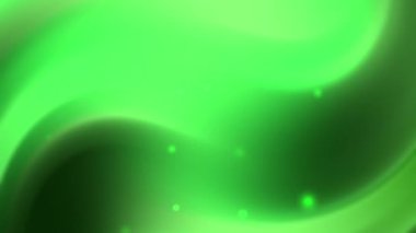Sunumlar için uygun yumuşak ışık noktalarına sahip yeşil girdaplı soyut arkaplan web tasarımı ve canlı bir arkaplan gerektiren sanatsal projeler