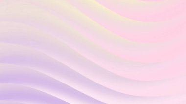 Valentine Tekboynuz Teması için Yumuşak Pastel Dalgalı Arkaplan