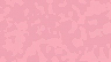 Basit açık pembe arkaplan. Üniforma aralıklarında küçük siyah noktalar var.