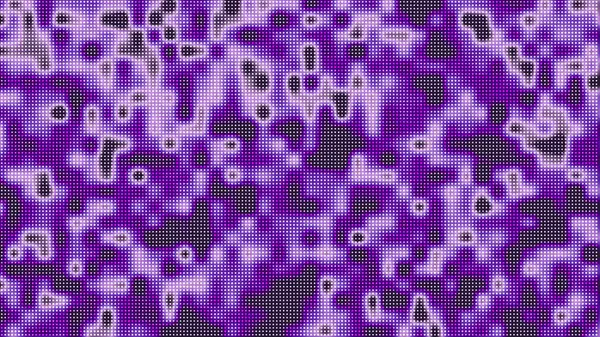 Parlak Mor Pikselli Soyut Dijital Noktalı Desen