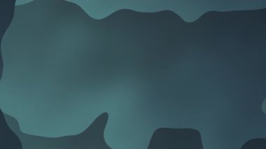 Dalgalı şekiller ve arka plan için uygun pürüzsüz eğimlere sahip minimalist soyut mavi arkaplan